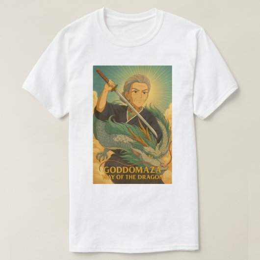 GODDOMAZA WEG VAN DE DRAAK T-SHIRT (Design voorkant)