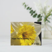 gode daffy d'une carte postale de jour (Debout devant)