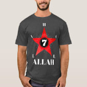 Goden en aarde occult Science Allah T-shirt (Voorkant)