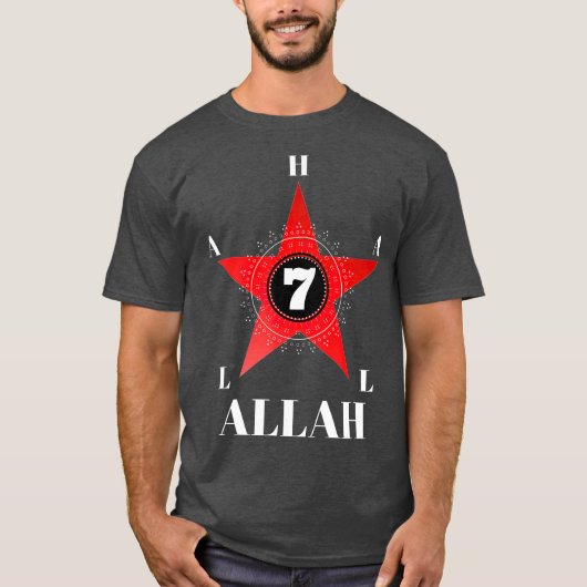Goden en aarde occult Science Allah T-shirt (Voorkant)