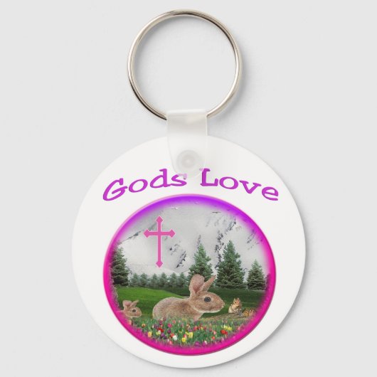 Goden Liefde Sleutelhanger (Voorkant)