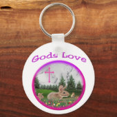 Goden Liefde Sleutelhanger (Voorkant)
