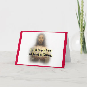 goden troep feestdagen kaart