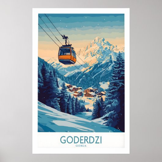 Goderdzi Poster Georgië 1 (Voorkant)