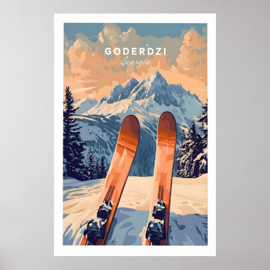 Goderdzi Ski Print 1 (Voorkant)