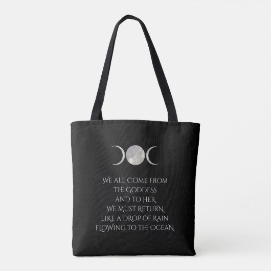 Godess Canvas tas (Achterkant)