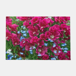 Godetia en Lobelia Deurmat