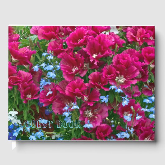 Godetia en Lobelia Gastenboek (Voorkant)