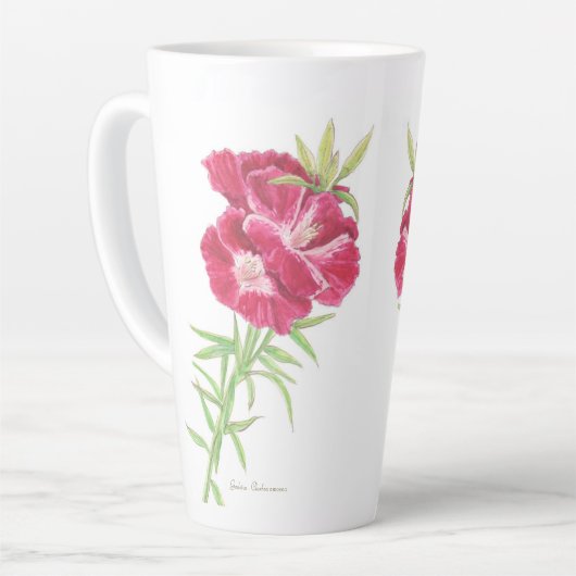 Godetia tall latte mok (Linkerhoek)