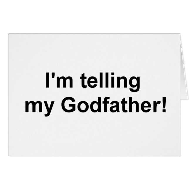 Godfather (Voorkant Horizontaal)