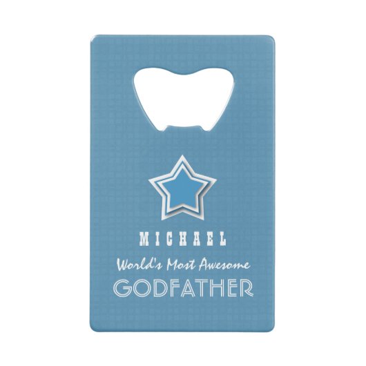 GODFATHER Blue White Star et nom D37 (Devant)