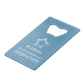 GODFATHER Blue White Star et nom D37 (Devant Angle)