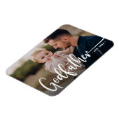 Godfather Moderne Foto Keepsake Magneet (Linkerzijde)