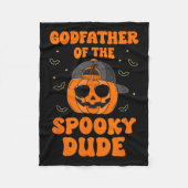Godfather Of The Soky Dude Halloween Pumpkin Bday Fleece Deken (Voorkant)
