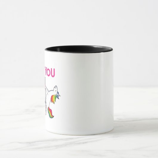 Godfather Unicorn Funny Coffee Mok (Midden)