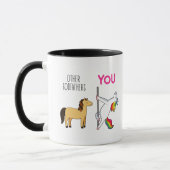 Godfather Unicorn Funny Coffee Mok (Links)