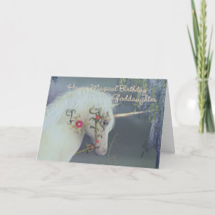 Godfather Unicorn Verjaardag Kaart Magische Verjaa