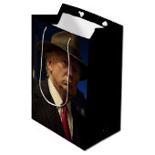Godfather van Amerika Don J. Trump Medium Cadeauzakje (Voorkant Gekanteld)