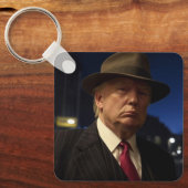 Godfather van Amerika Don J. Trump Sleutelhanger (Voorkant)