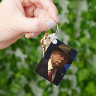 Godfather van Amerika Don J. Trump Sleutelhanger