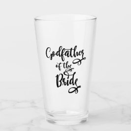 Godfather van de Bride Glas