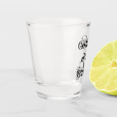 Godfather van de bride Shot Glass Glas (Links)