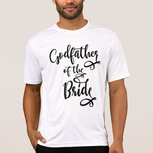 Godfather van de Bride T-shirt (Voorkant)