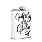 Godfather van de Bruidegom Heupfles (Rechts)