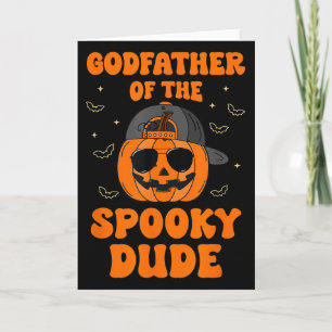 Godfather van de Soky dude Halloween pompoen verja Kaart