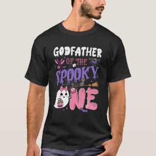 Godfather van de Spooky One 1st Birthday Girl Hall T-shirt