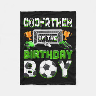 Godfather Van De Verjaardag Jongen Voetbal Familie Fleece Deken