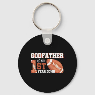 Godfather van het 1 jaar oude verjaardagsfeest Foo Sleutelhanger