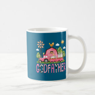 Godfather Verjaardagsmeisje Roze Boerderij Ontwerp Koffiemok