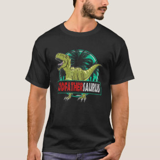 Godfathersaurus rex dinosaurus familie t-shirt