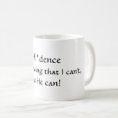 Godfidence Definition Quote Koffiemok (Voorkant rechts)