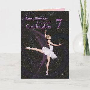 Godgirl, 7 ans, une carte d'anniversaire de baller