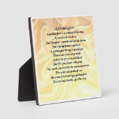 Godgirl Poem Plaque - Crème Design en soie (Recto)