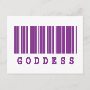 Godin barcode ontwerp briefkaart