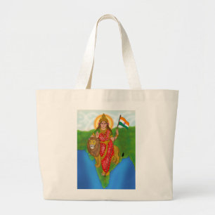 Godin Bharat Mata Boodschappentas Grote Tote Bag