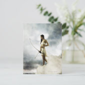 Godin Diana met pijl en boog Briefkaart (Staand voorkant)