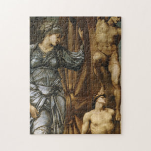 Godin die het Rad van Fortuin draait (Burne-Jones) Legpuzzel