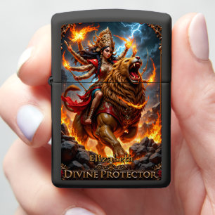 Godin Durga Goddelijke Beschermer Onweer