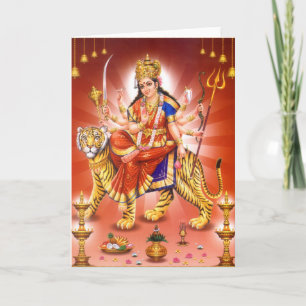 Godin Durga (Hindoegodin) Kaart