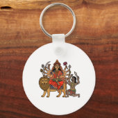 Godin Durga Sleutelhanger (Voorkant)