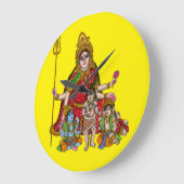 Godin Durga Wandklok Grote Klok (Hoek)