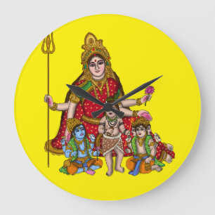 Godin Durga Wandklok Grote Klok