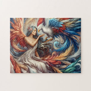 Godin En Vuurvogel Legpuzzel