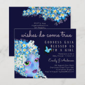 Godin GAIA Fantasy Kunst Bloemen Baby Shower (Voorkant / Achterkant)