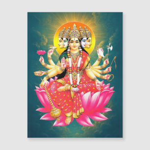 Godin Gayatri Devi Hindoe Godheid Flexibele magnee