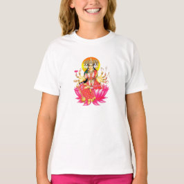 Godin Gayatri Devi Hindoe Godheid T-shirt